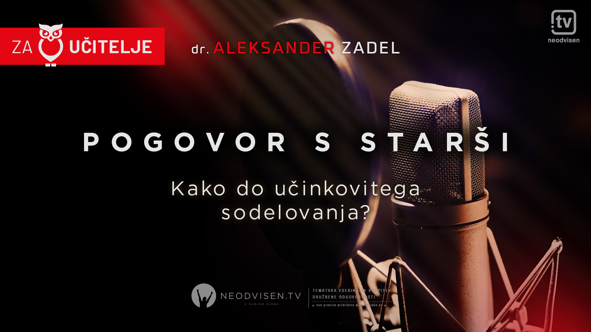 Pogovor s starši